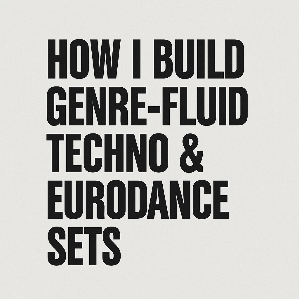 Minimalist graphic showing genre fusion concept